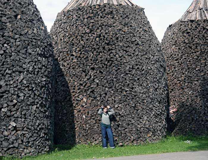 Как сложить дрова в круглую поленницу по шагово фото поэтапно