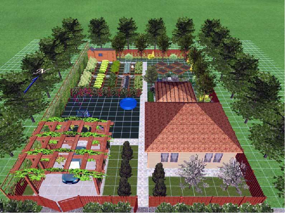Сад и огород варианты планировки: Планировка сада – примеры готовых .