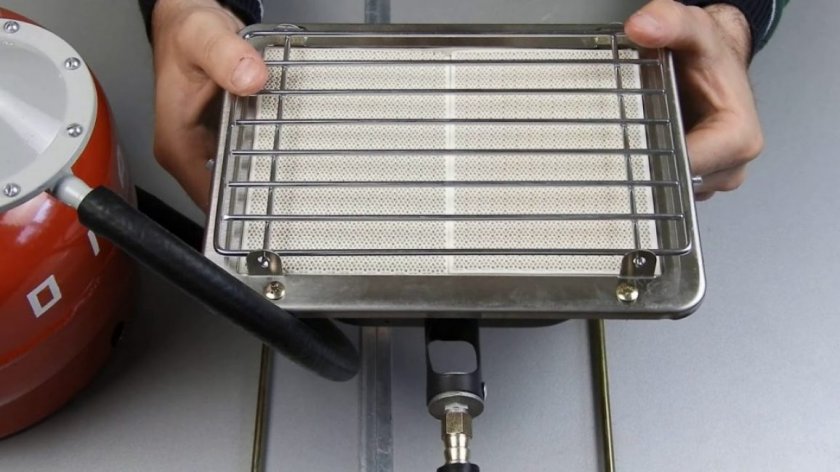 Газовый обогреватель с открытой горелкой