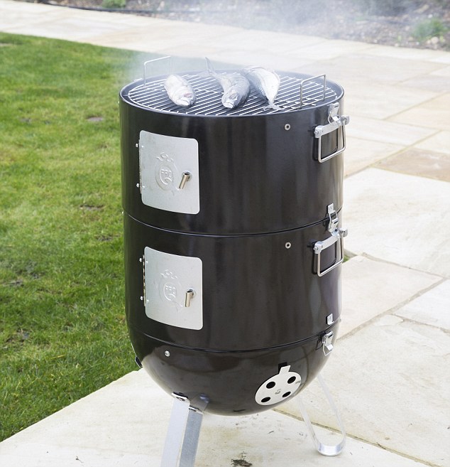 The ProQ BBQ Smoker is big enough to smoke lots of food at once