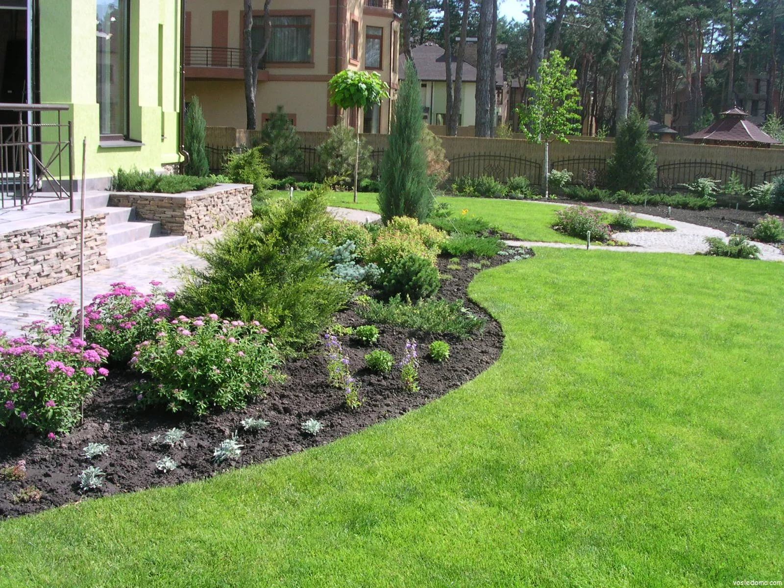 Озеленение участка сада: фото и основные рекомендации по созданию .