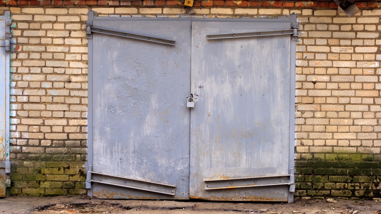 old garage gate