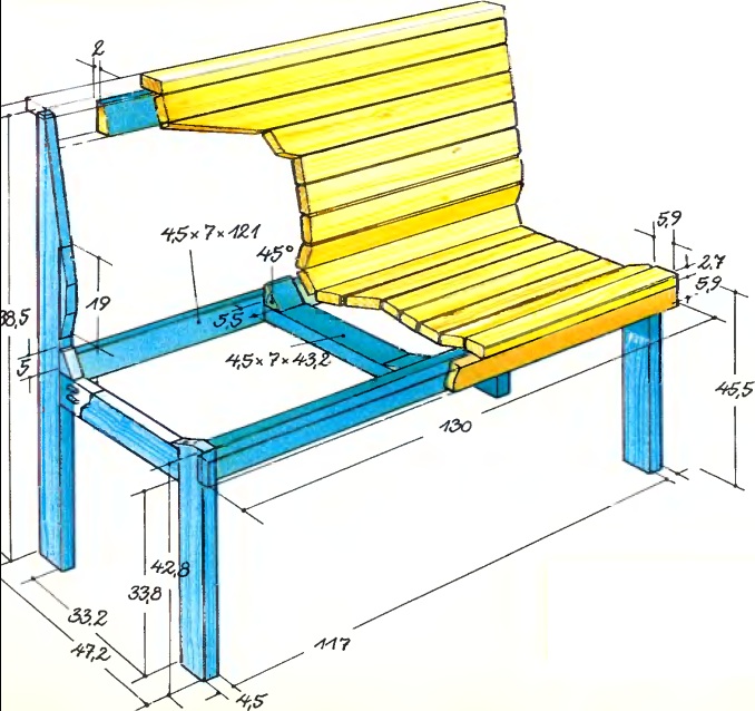 Руками чертежи фото. Размеры лавочки со спинкой из дерева своими руками чертежи и Размеры. Скамейка Садовая со спинкой из дерева чертёж. Лавка со спинкой для бани чертеж. Оптимальная высота сиденья садовой скамейки.