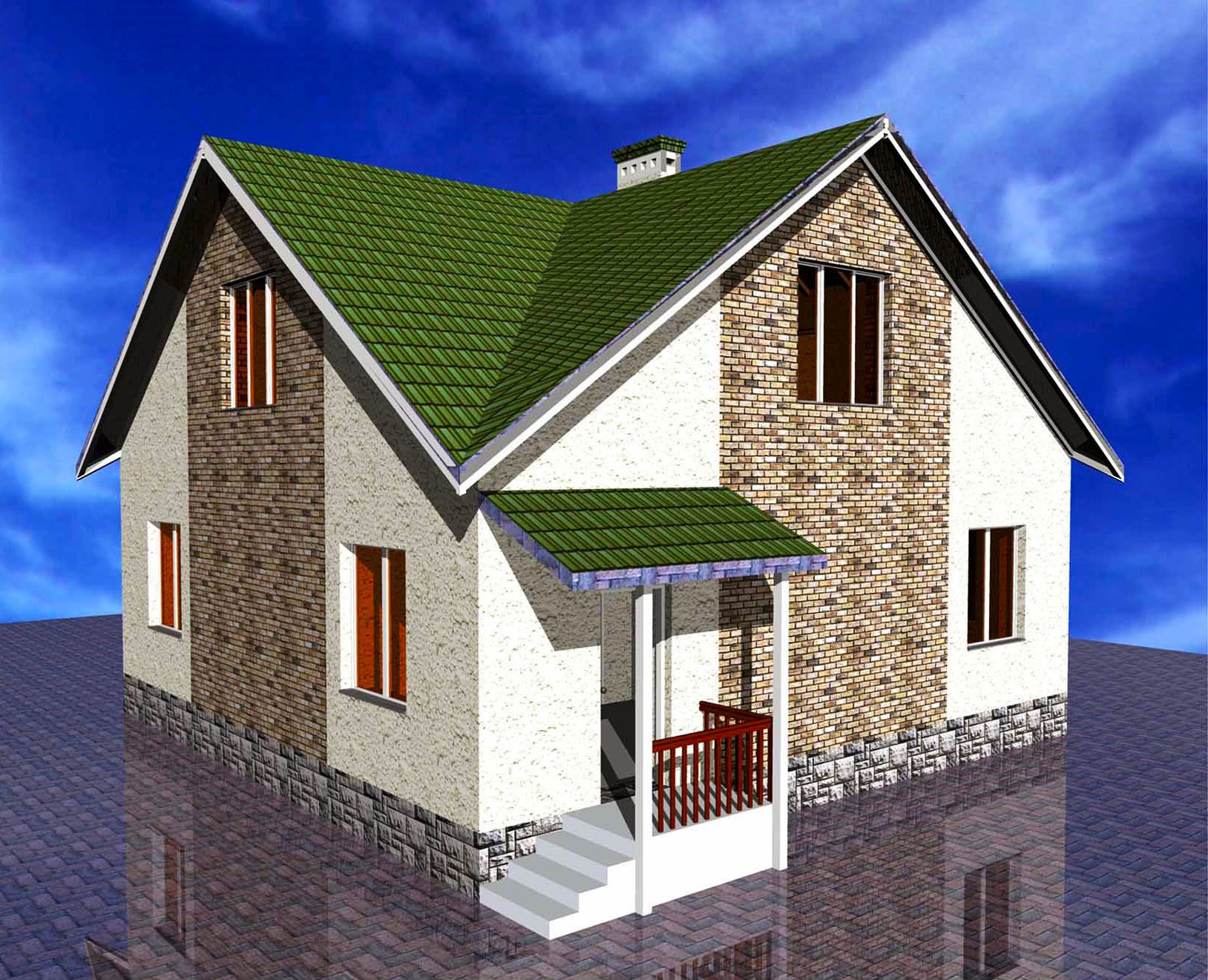Дизайн простых деревянных домов